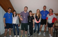 Le Podium en Doubles Mixte